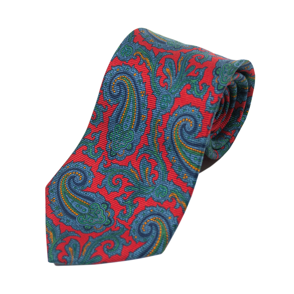 Polo Ralph Lauren Red Paisley Silk Tie