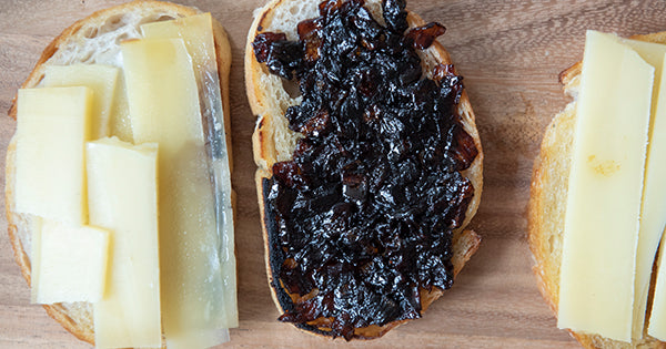 Fire Cider Onion Jam Grilled Cheese - recipe on the Fire Cider Blog