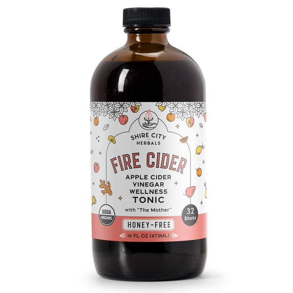 Fire Cider | 16 oz | Honey-Free | Apple Cider Vinegar and Spice Tonic