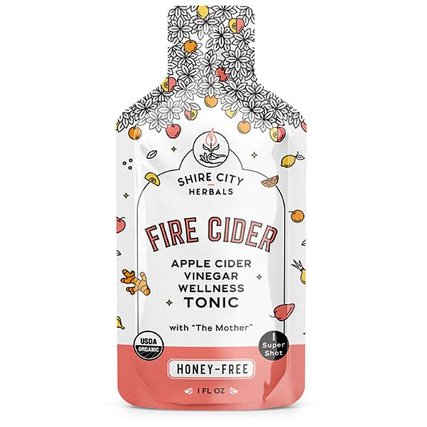 Fire Cider | 1 oz Super Shot | 12 pack | Honey-Free | Apple Cider Vinegar Tonic
