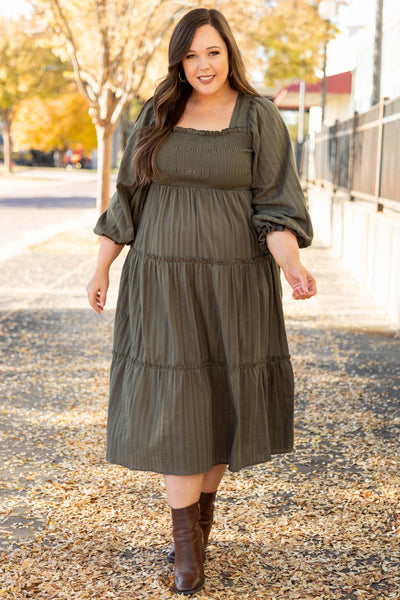Country The City Dress, Olive – Chic Soul