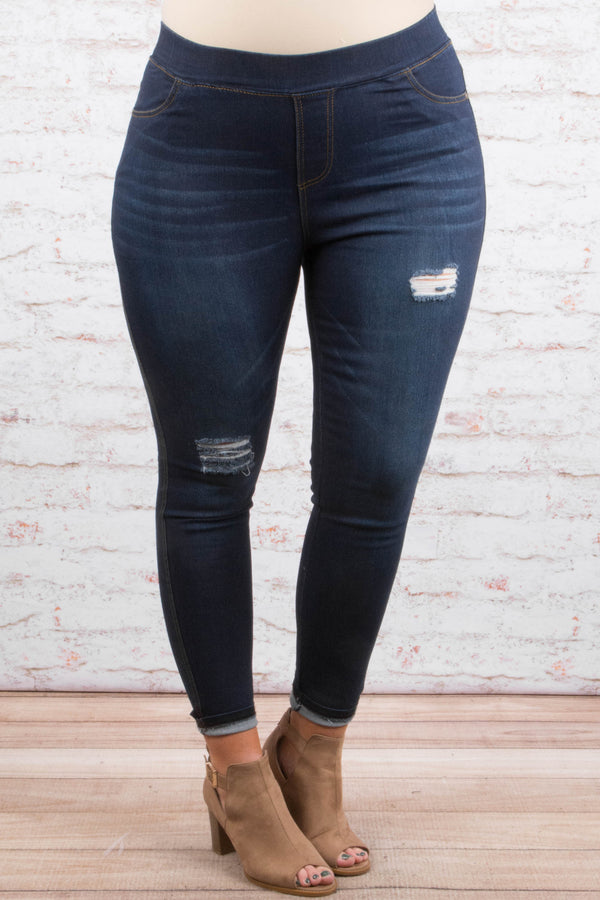 All Purpose Jeggings, Denim – Chic Soul