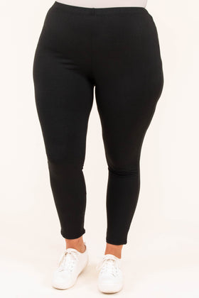 Plus Size Leggings - Faux Leather & High Waisted | Chic Soul