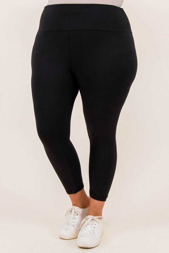 Plus Size Leggings - Faux Leather & High Waisted | Chic Soul