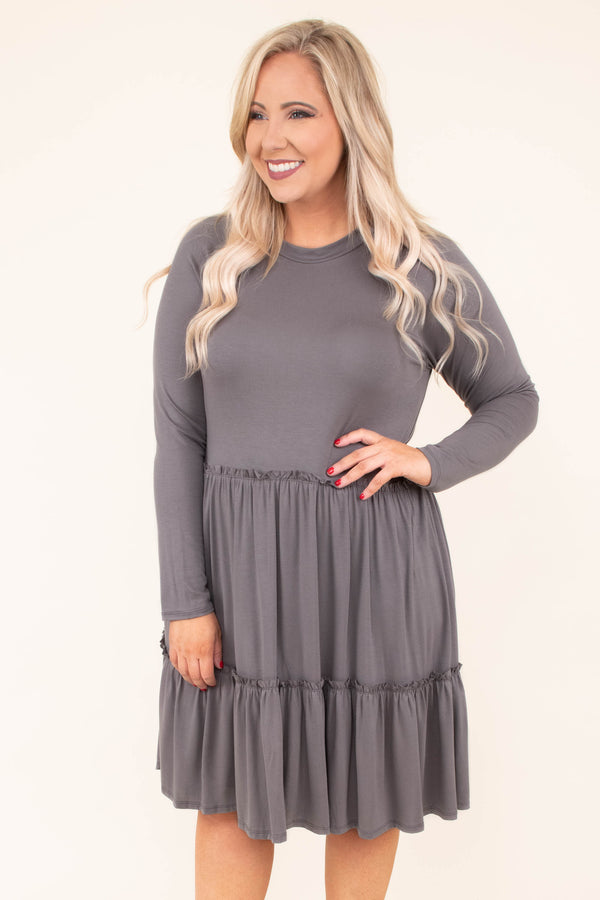 long sleeve flowy dress short