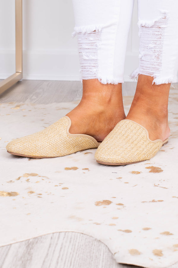 beige mules