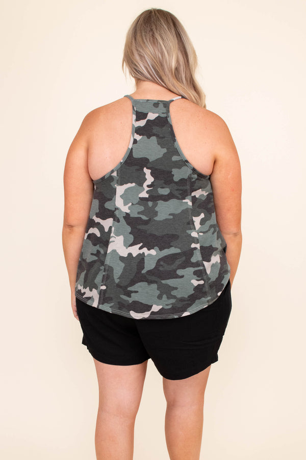 charcoal cami top