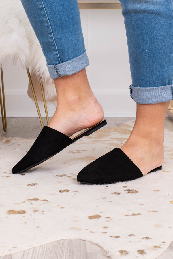 cute black mules