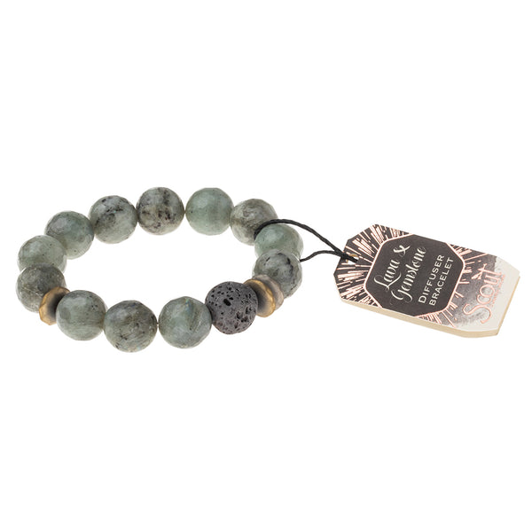 Lava & Gemstone Diffuser Bracelet - Scout Curated Wears