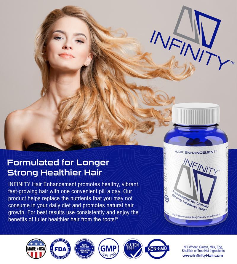 Infinity Hair Vitamins for Women and Men
