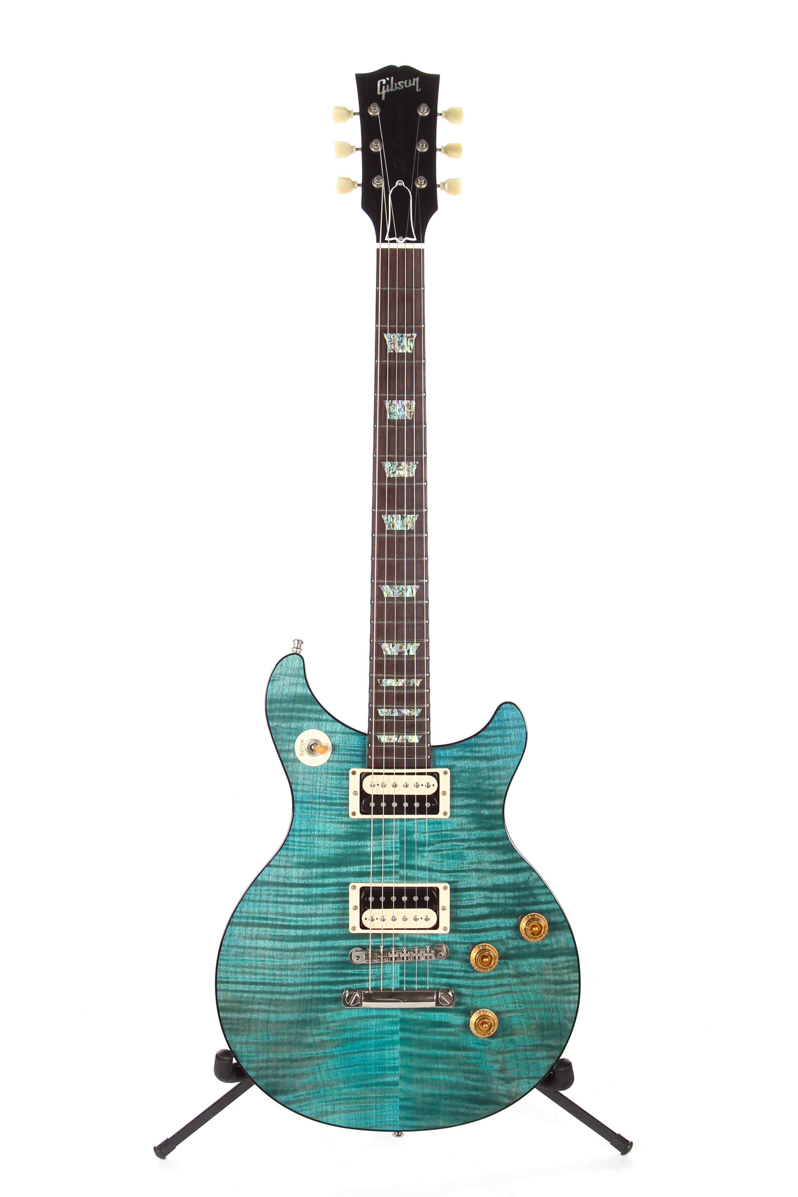 2012 Gibson Custom Shop Tak Matsumoto DC Les Paul Standard Aqua