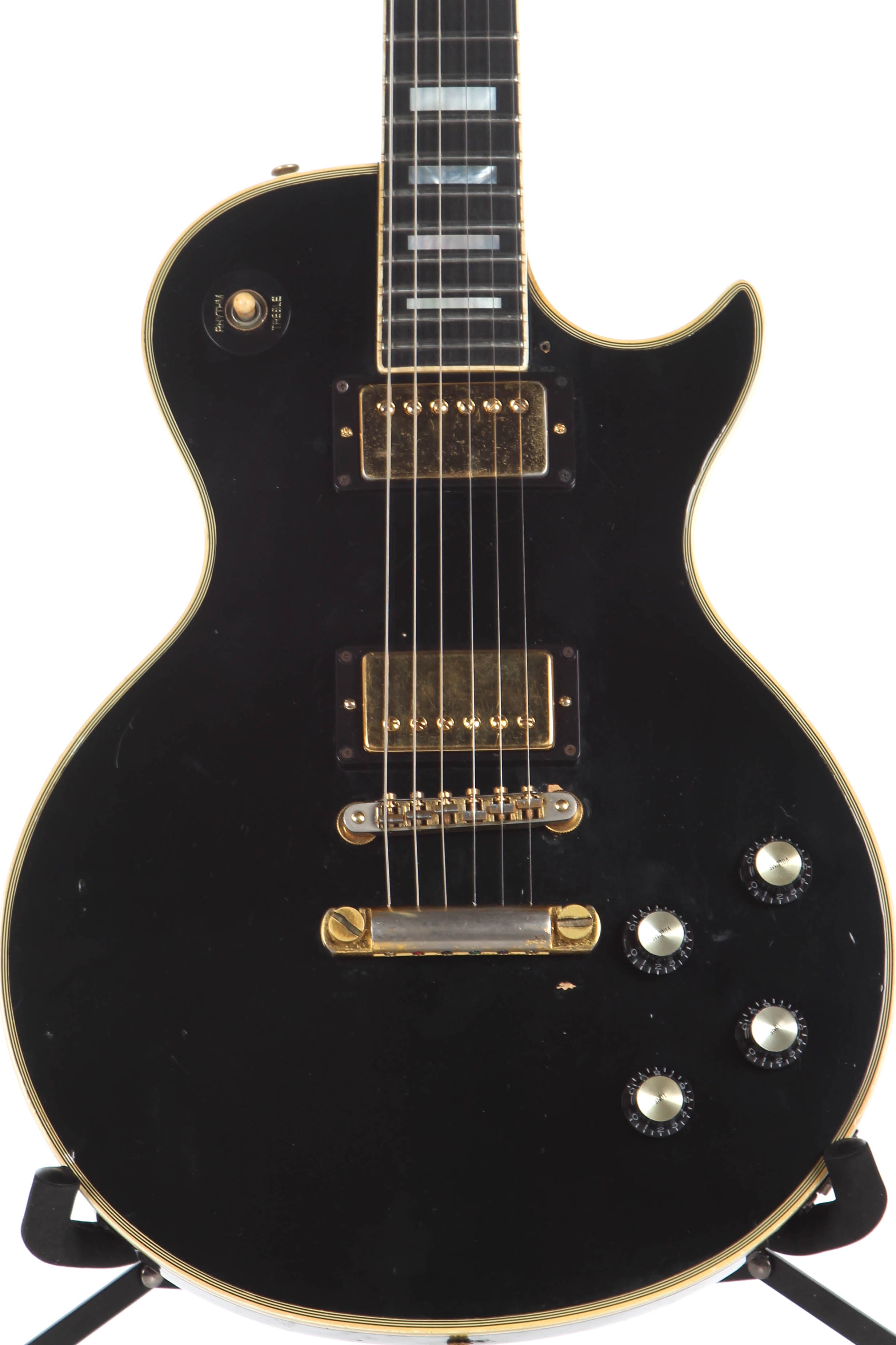 1979 Gibson Les Paul Custom Ebony Black Beauty | Guitar Chimp