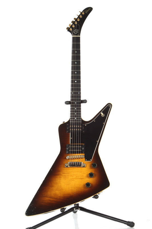 sunburst explorer guitar