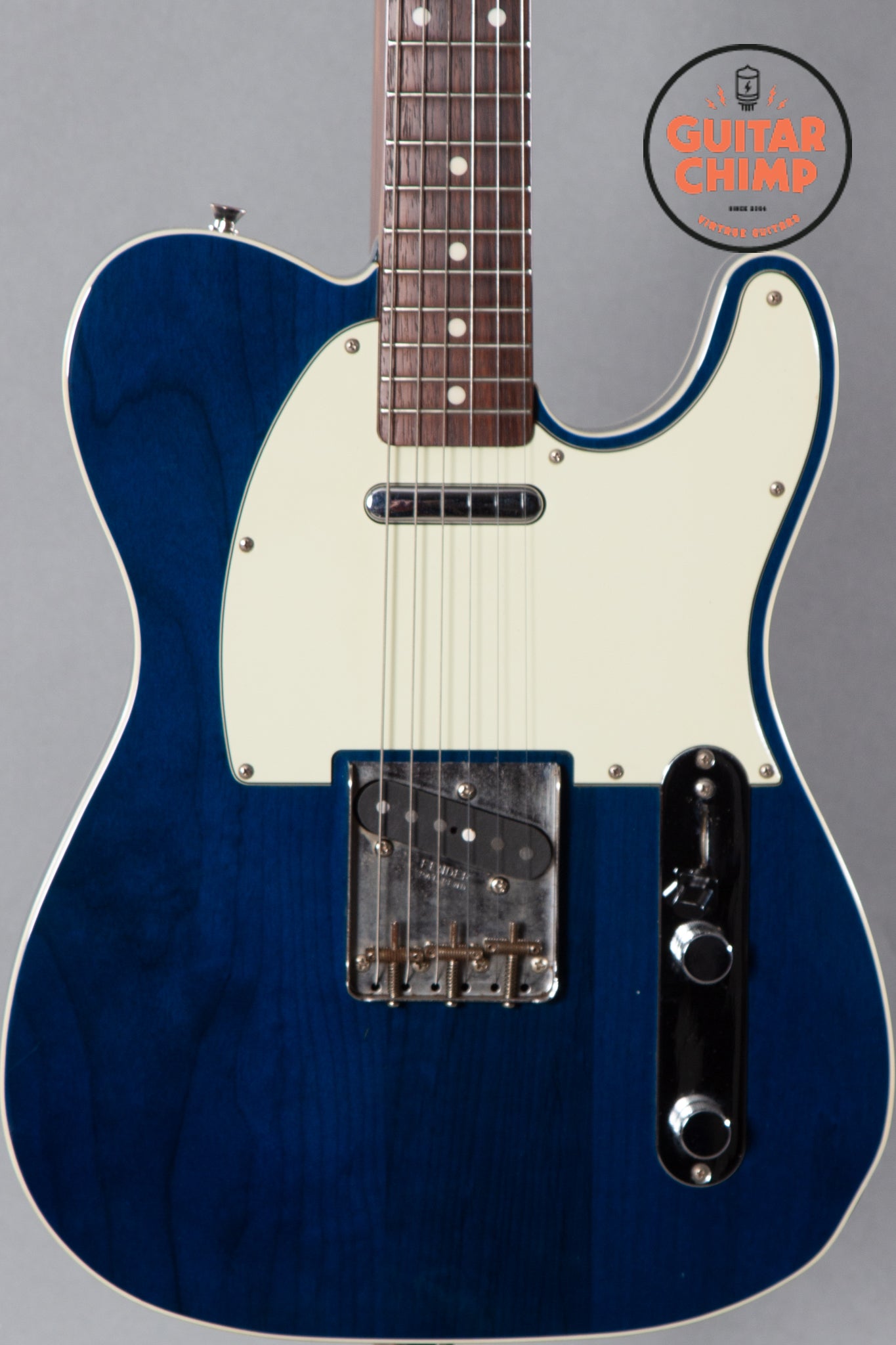 2010 Fender Japan TL62B '62 Telecaster Custom Trans Blue | Guitar