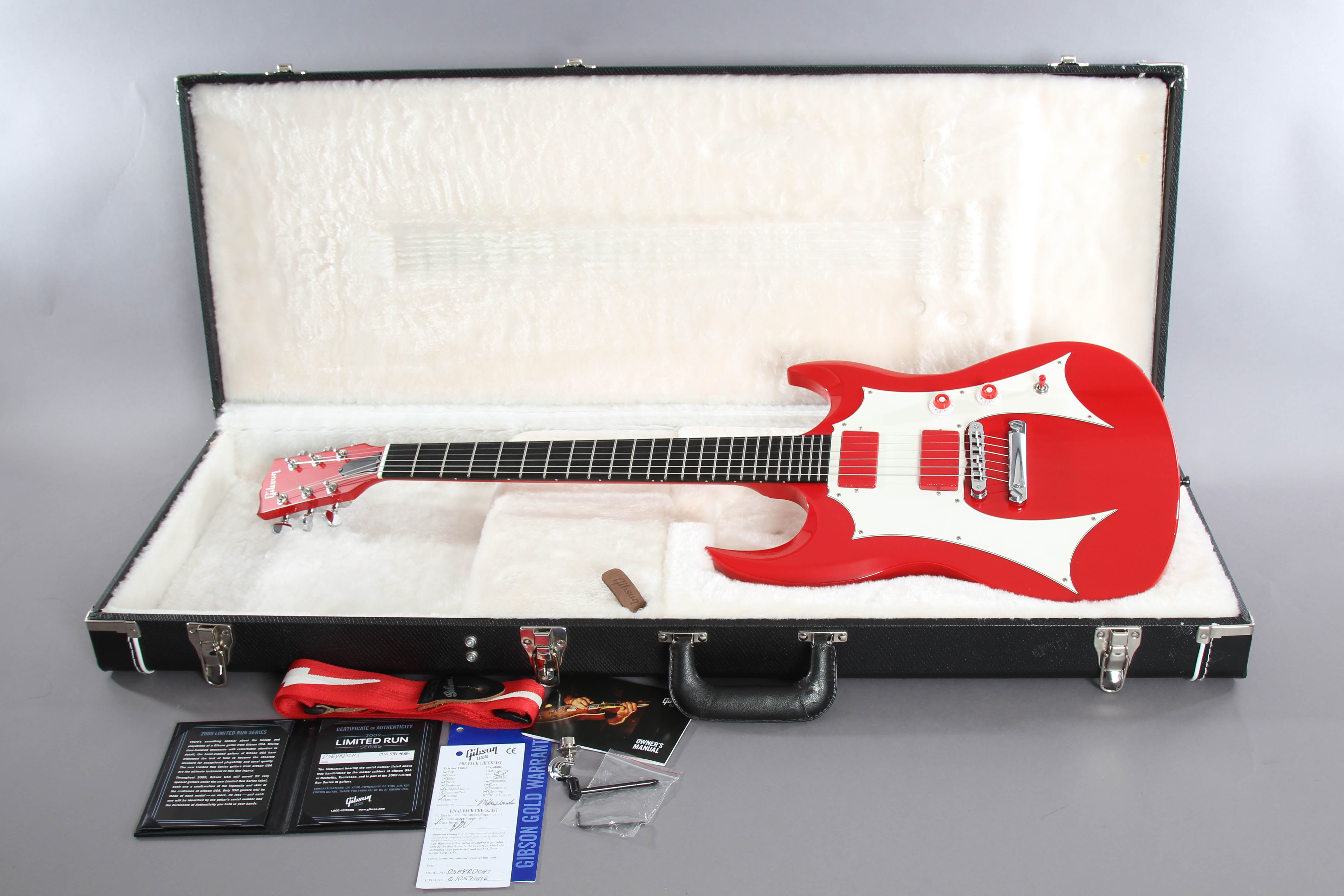 2009 Gibson Limited Edition Eye Guitar Fire Engine Red 25 350