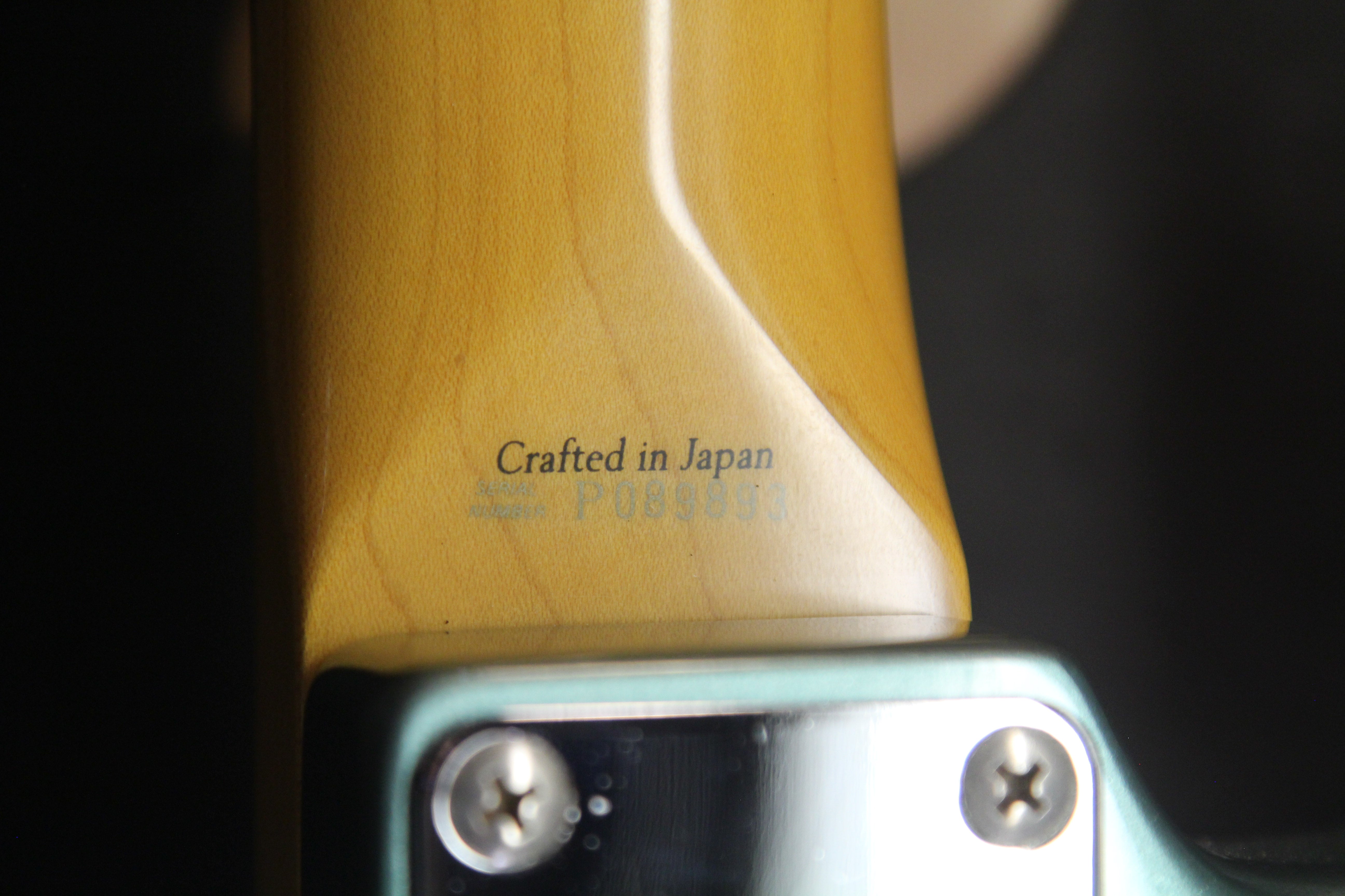 crafted in japan fender