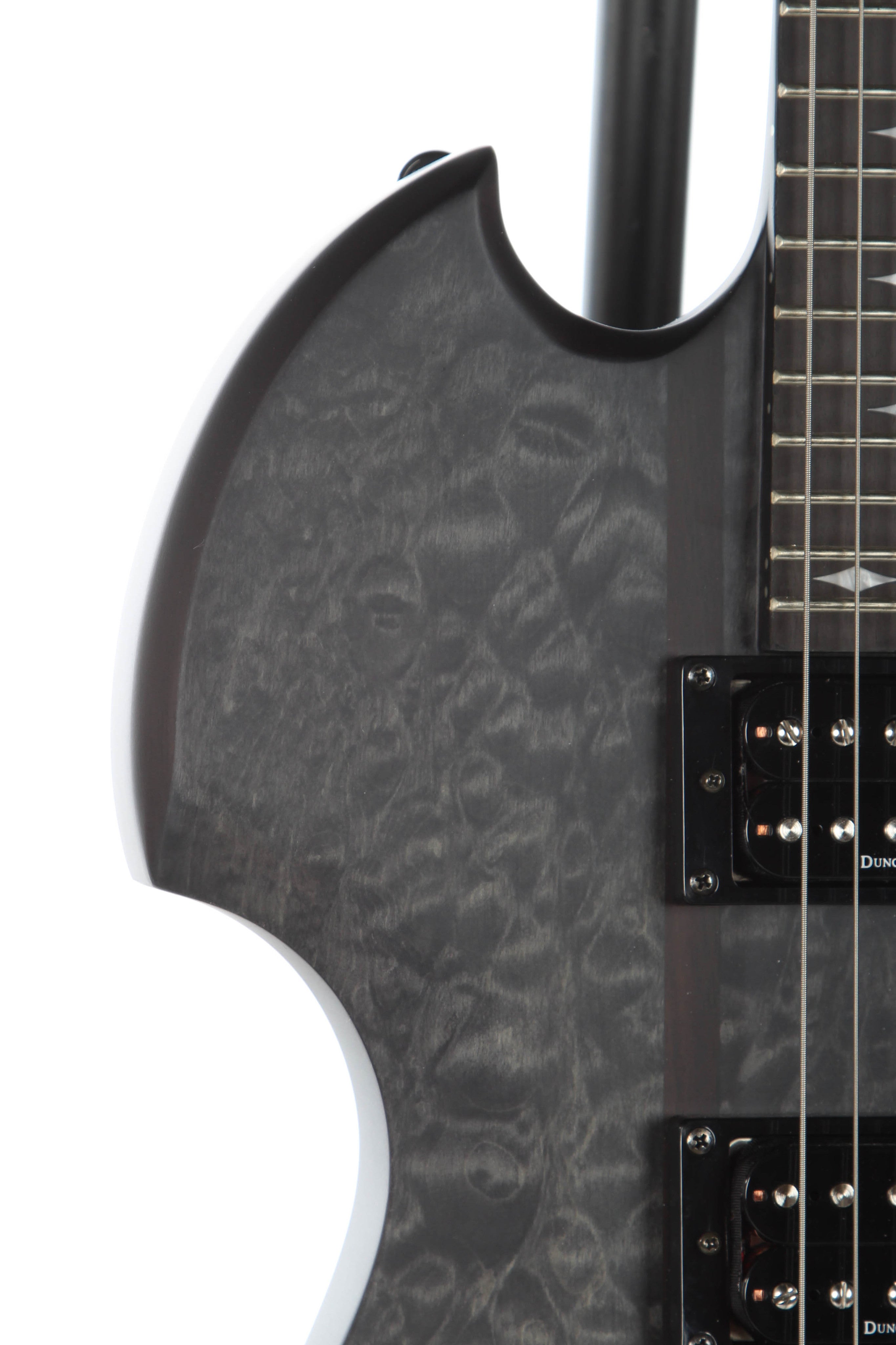 BC Rich Mockingbird STQ Satin Black Wash Quilted Maple | Guitar Chimp