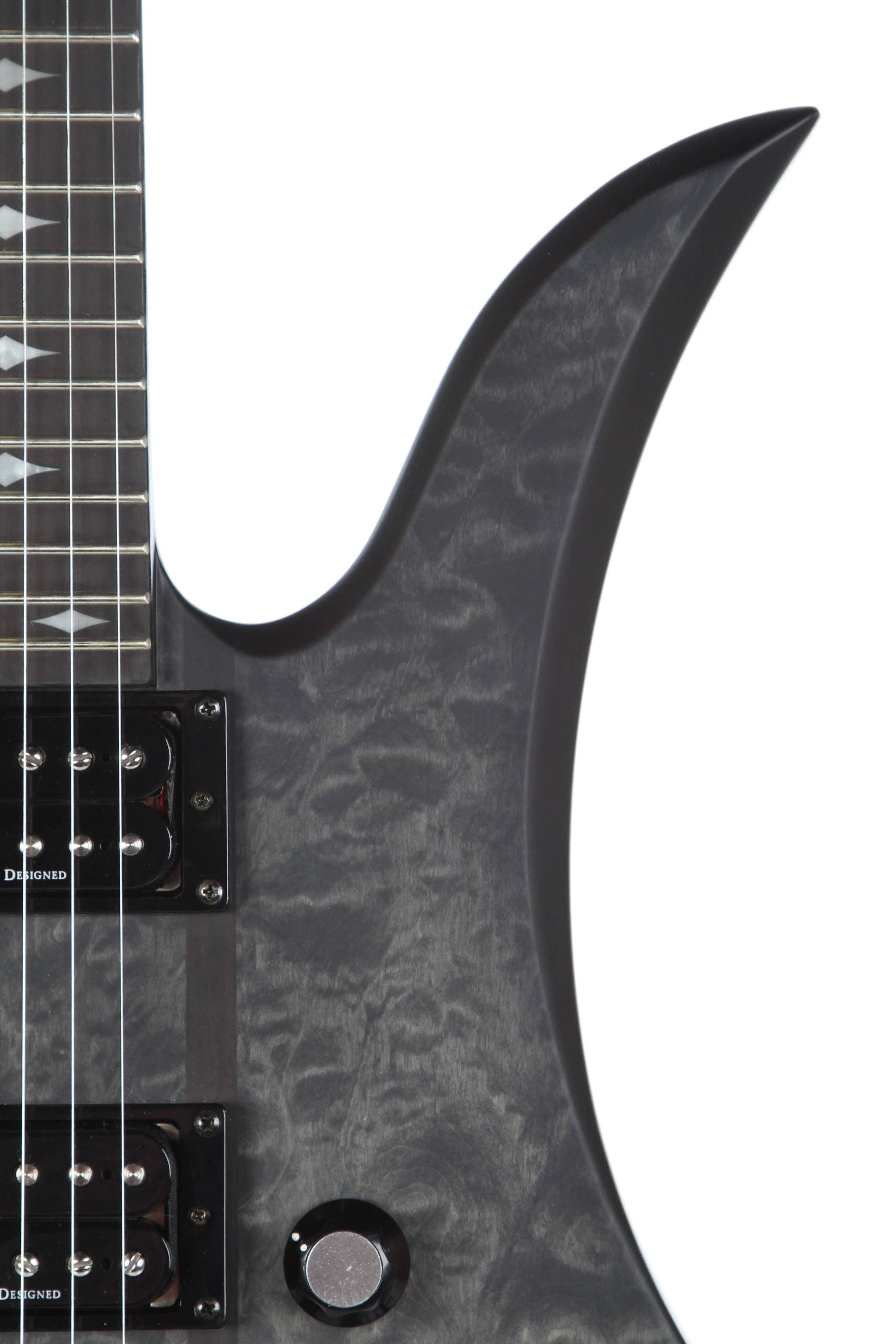 BC Rich Mockingbird STQ Satin Black Wash Quilted Maple | Guitar Chimp
