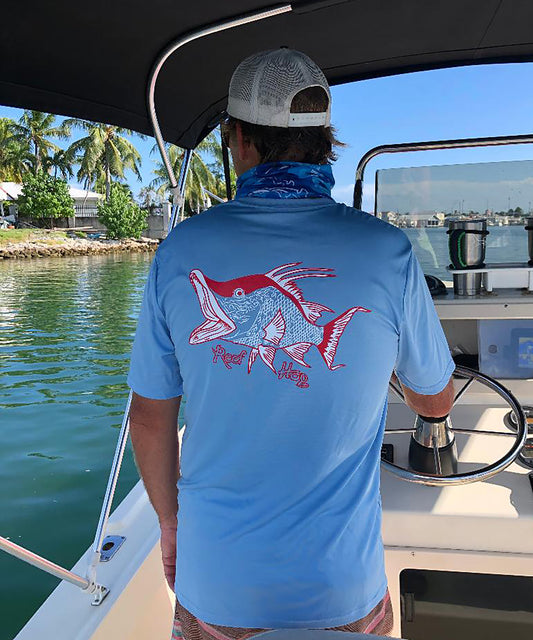 Youth Performance Fishing Shirts 50+UV Sun Protection -Reel Fishy Apparel