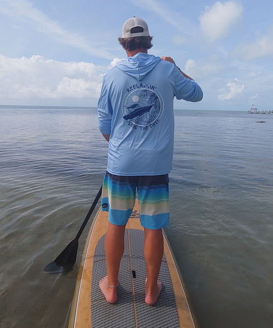 Tarpon Performance Hoodie Fishing Shirts, 50+UPF Sun Protection - Reel Fishy  Apparel