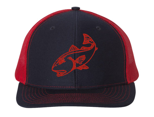 Hogfish Dive Spears Structured Trucker Snapback Hats - *9 Colors