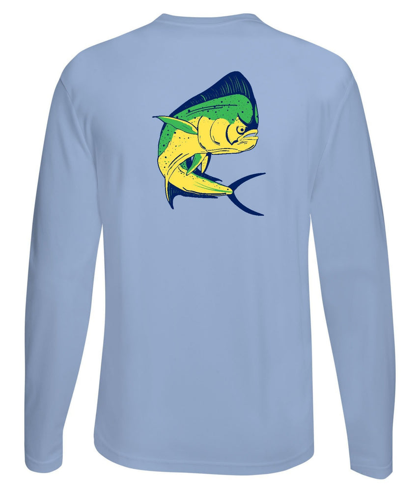 Mahi Performance Dry-Fit Fishing Sun Protection Shirts -Reel Fishy ...