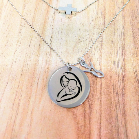 Mother and Child necklace