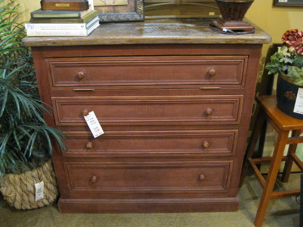 Red Wood Dresser Second Impressions Home Furnishings Gallery