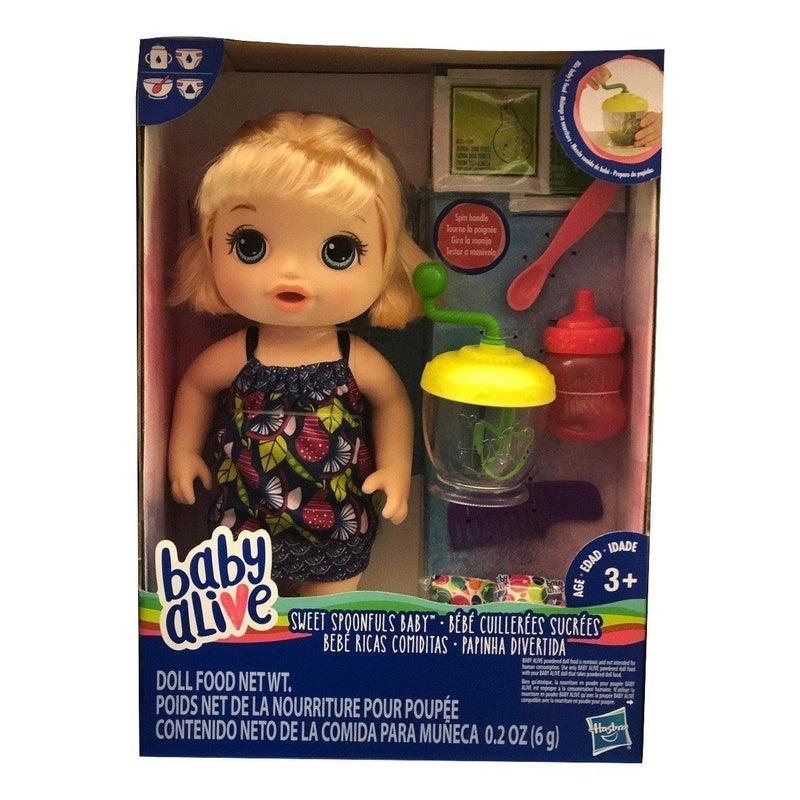 baby alive sweet spoonfuls baby doll girl