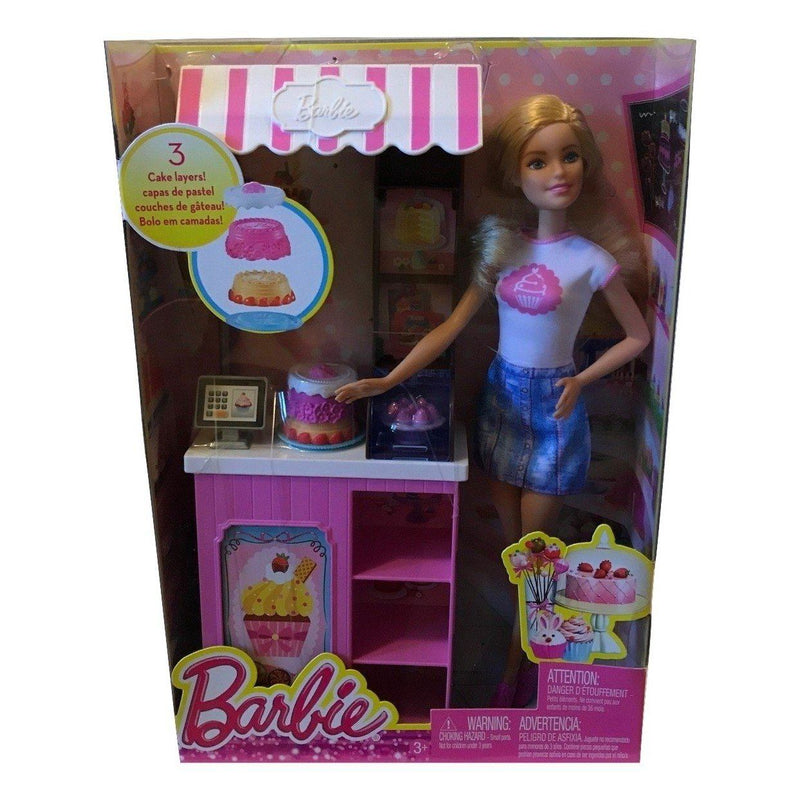 barbie bakery playset