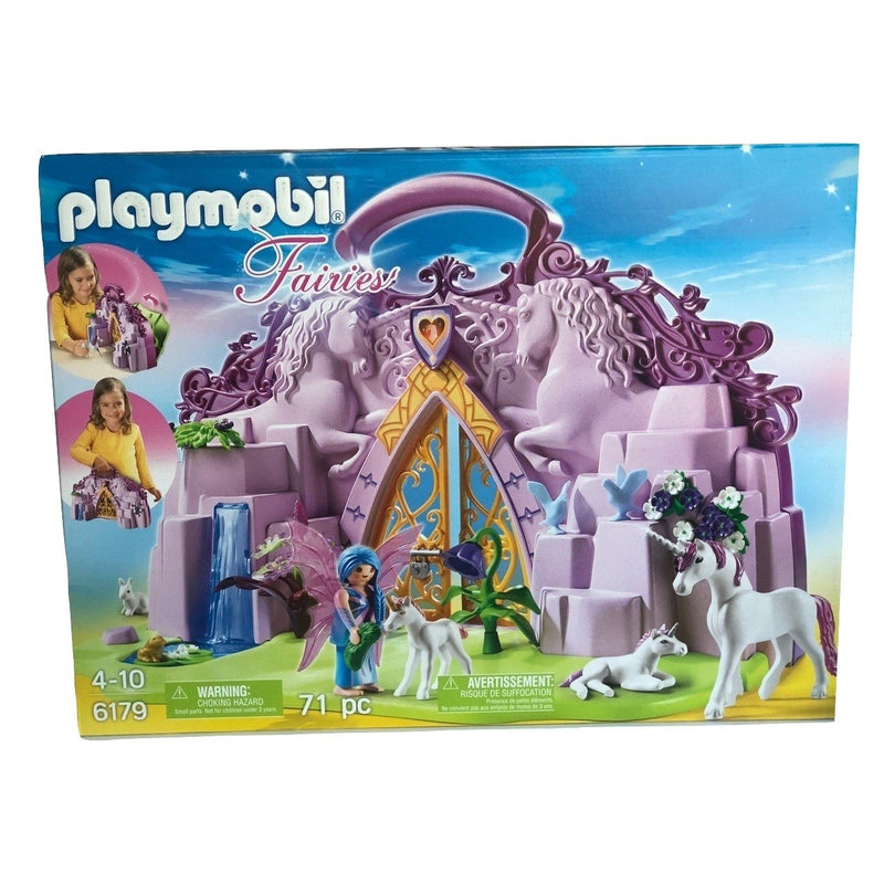 playmobil fairy unicorn garden