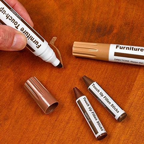 Furniture Repair Kit Wood Markers Set Of 13 Markers And Wax