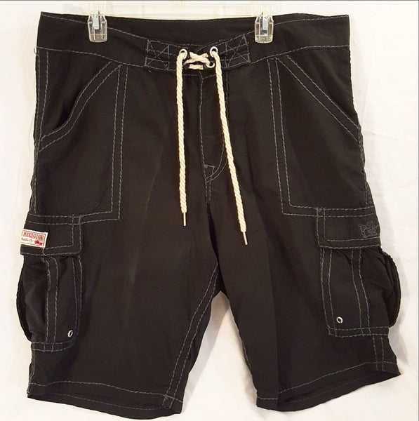 black true religion shorts