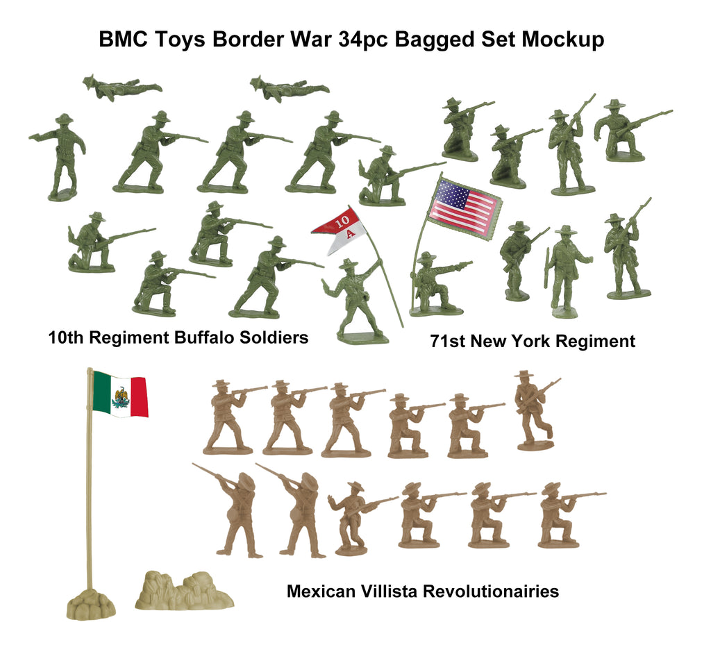 BMC Toys Border Wars 34 Piece Mockup