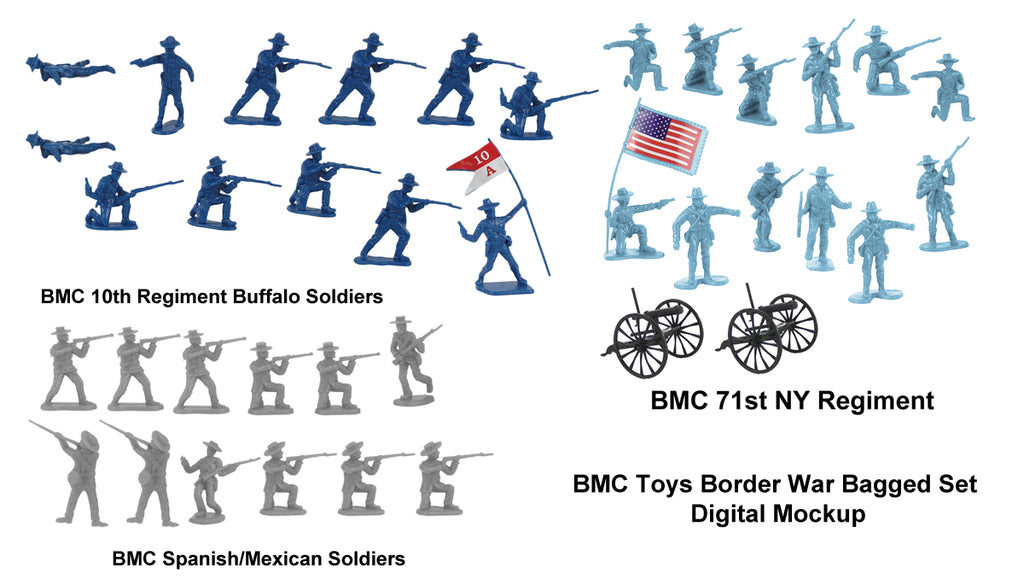 BMC Toys Border Wars Playset Mockup