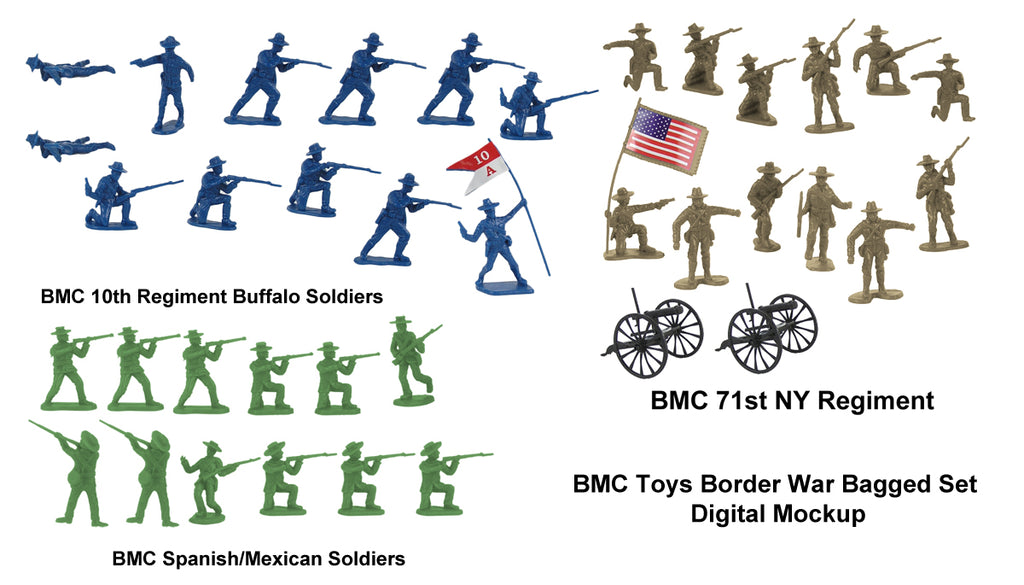 BMC Toys Border Wars Playset Mockup