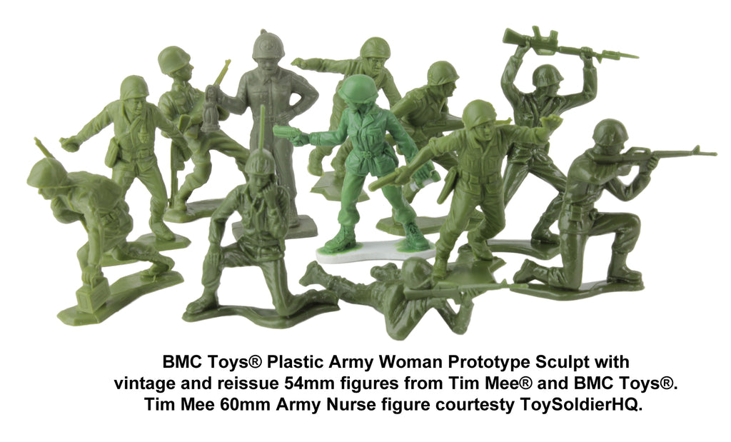 BMC Toys Plastic Army Women Prototype Compatibility Test