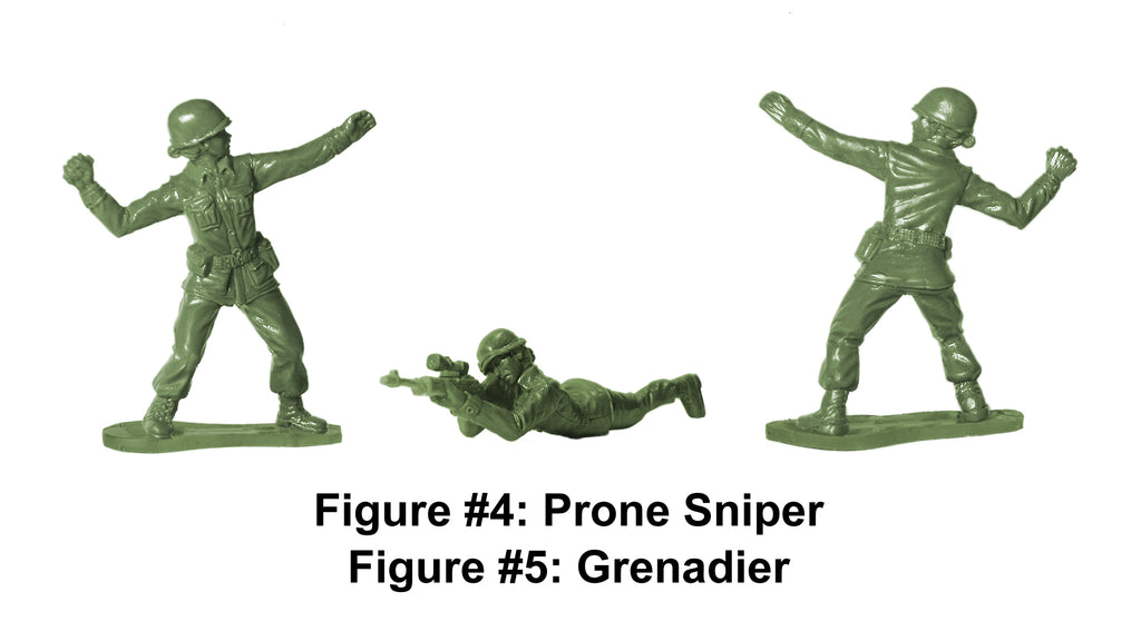 BMC Toys Plastic Army Women Sniper & Grenadier Prototypes