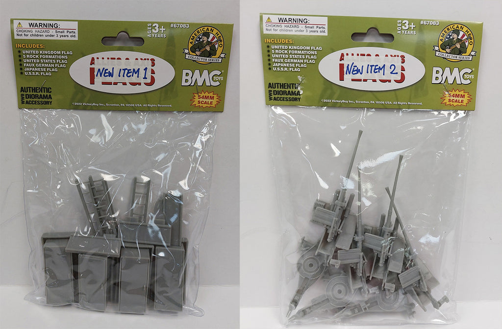 BMc Toys Blockhouse Parts and Flak Guns