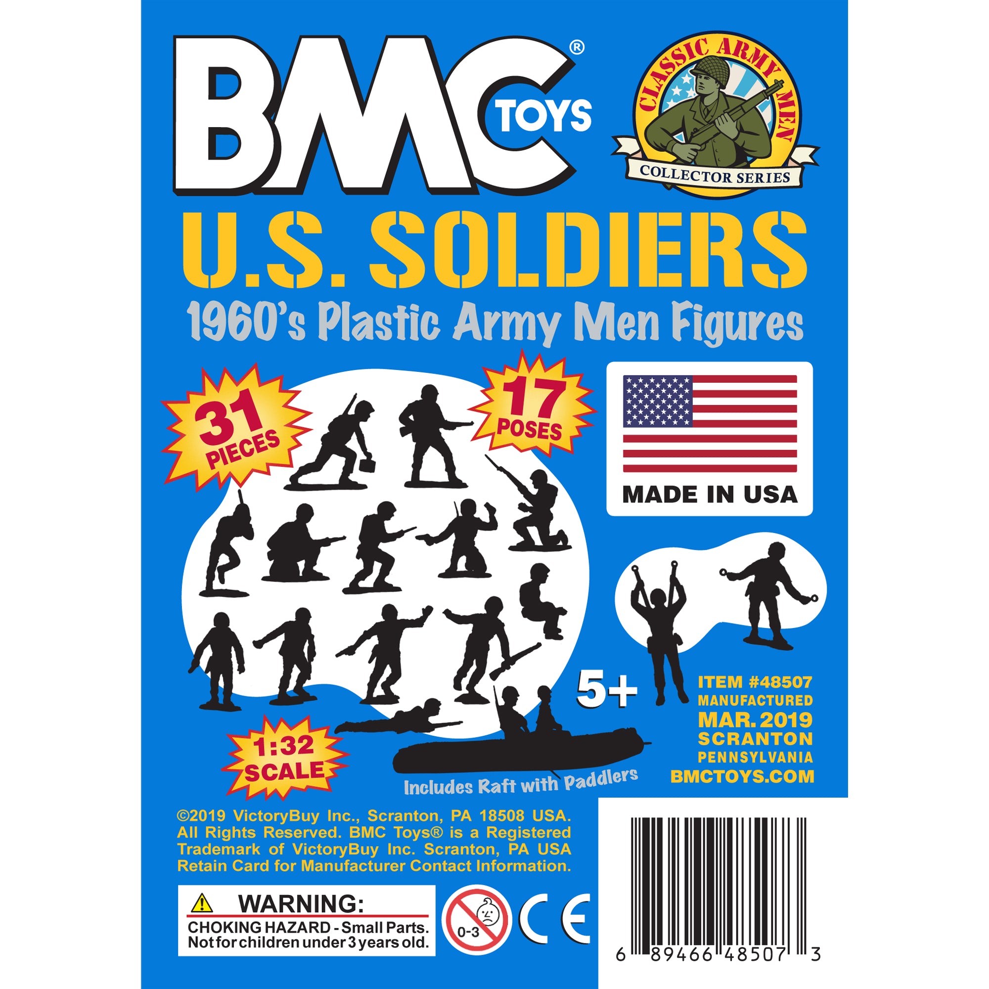 blue plastic army men