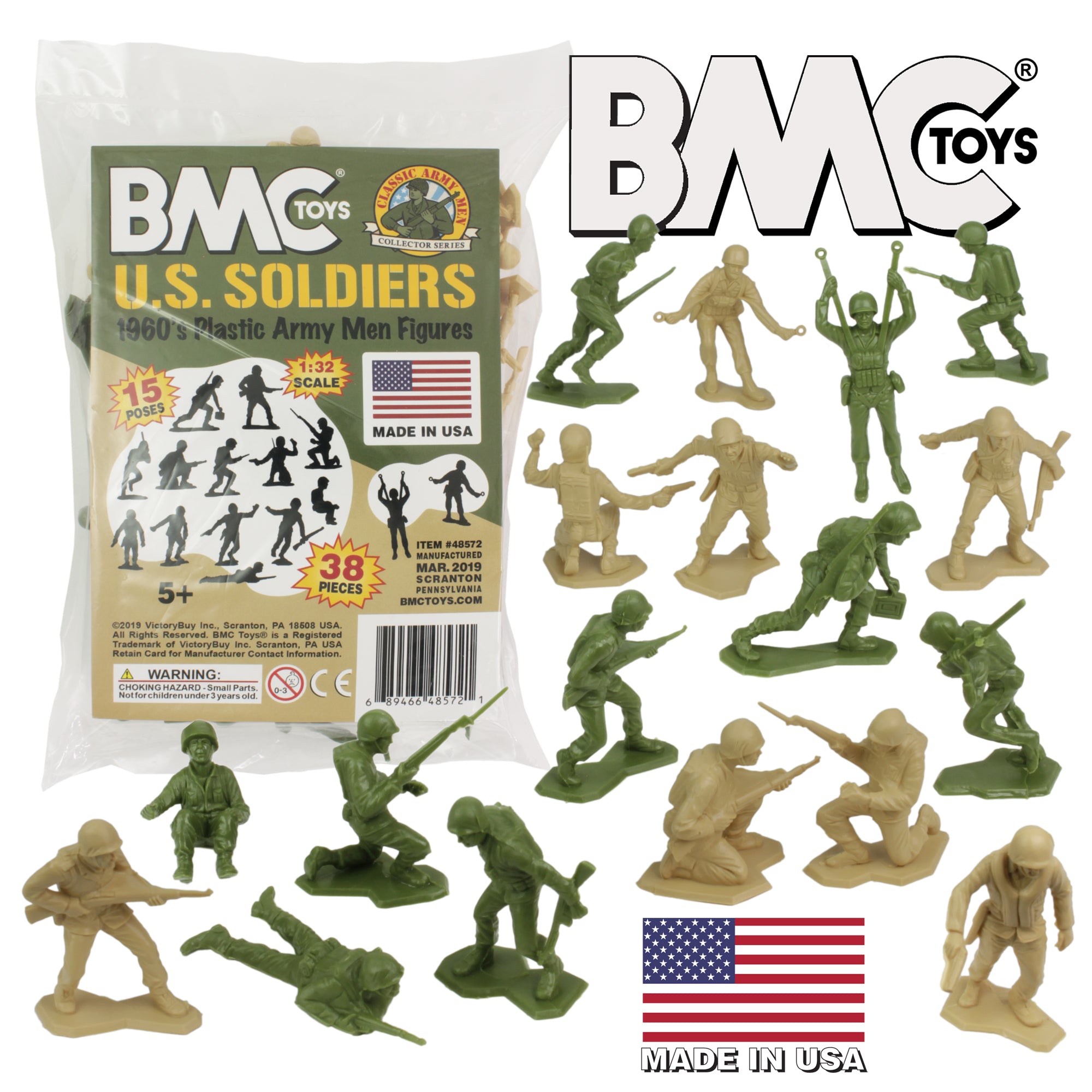 vintage plastic army men