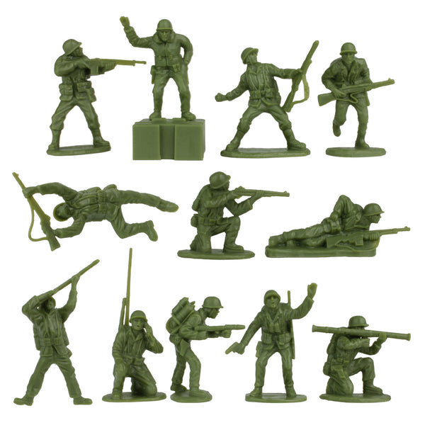 BMC Toys Iwo Jima Marines in Olive Drab
