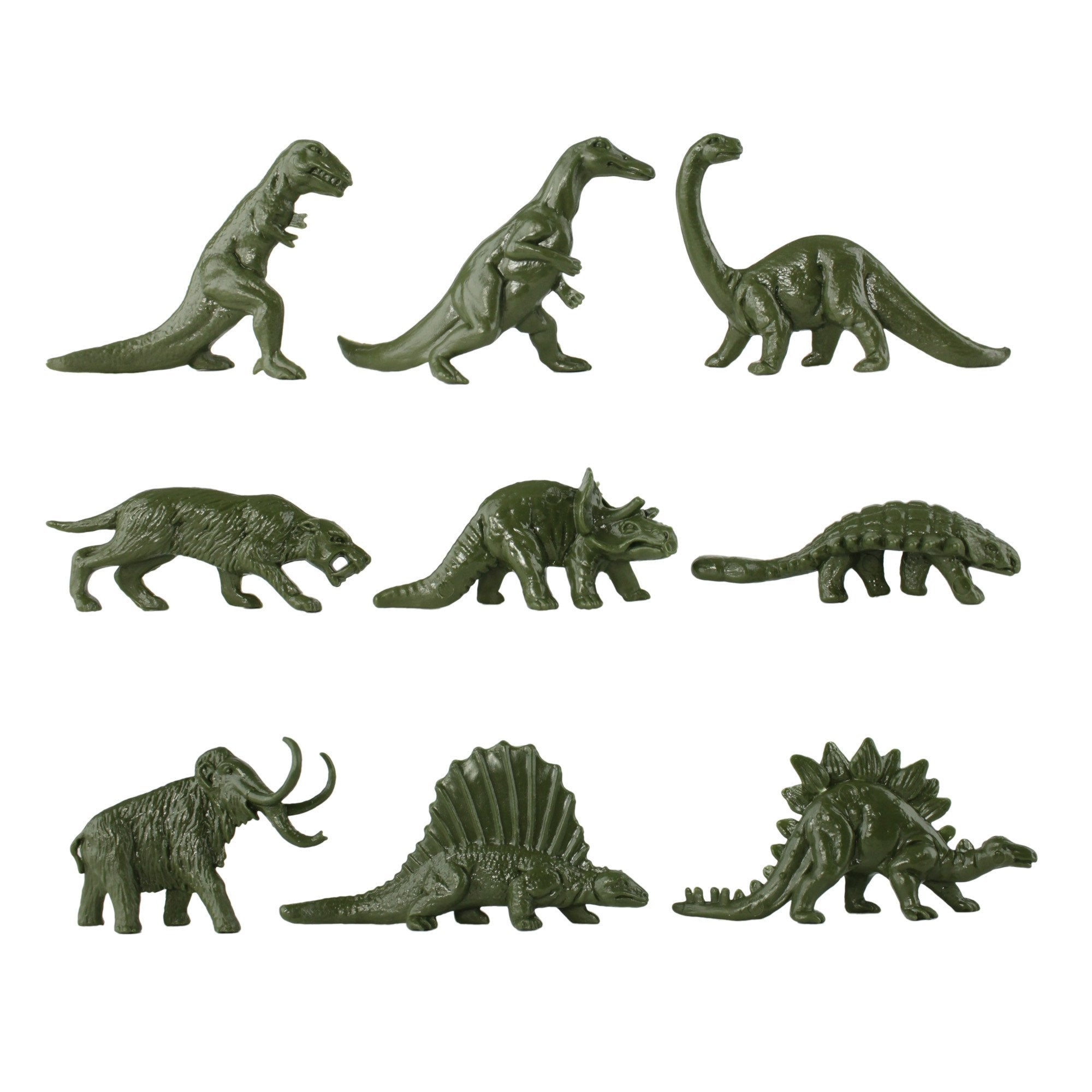 plastic dinosaur figures