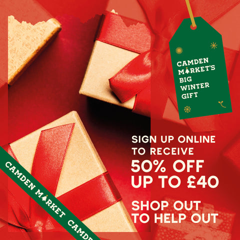Christmas Discount - Shop Out To Help Out - Camden Market