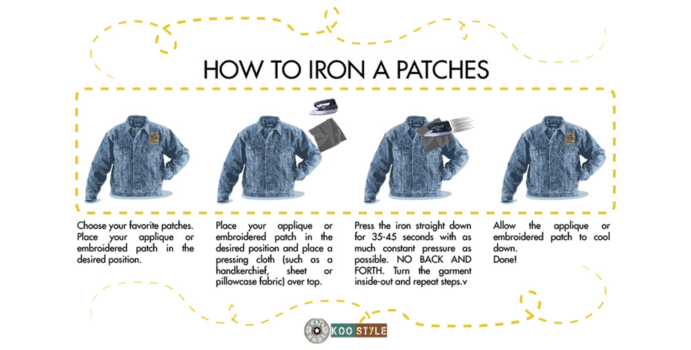 How to Iron on Patches 