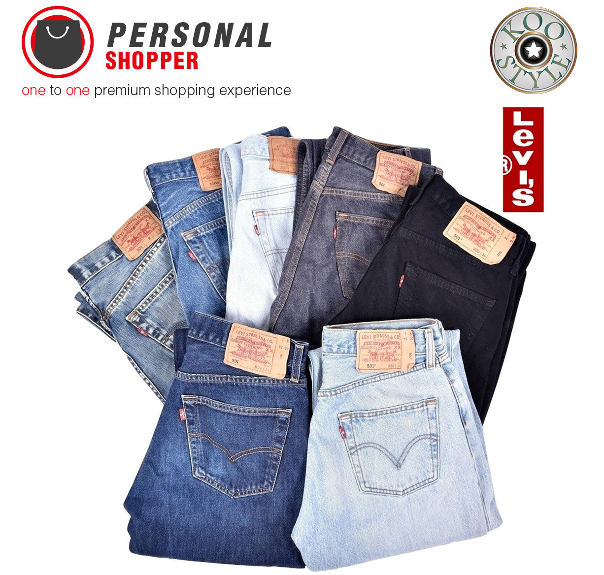 Vintage Levi's Denim Jeans - Shop With Your Personal Shopper | Koo Style