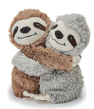 sloth twins microwave warmies hugs