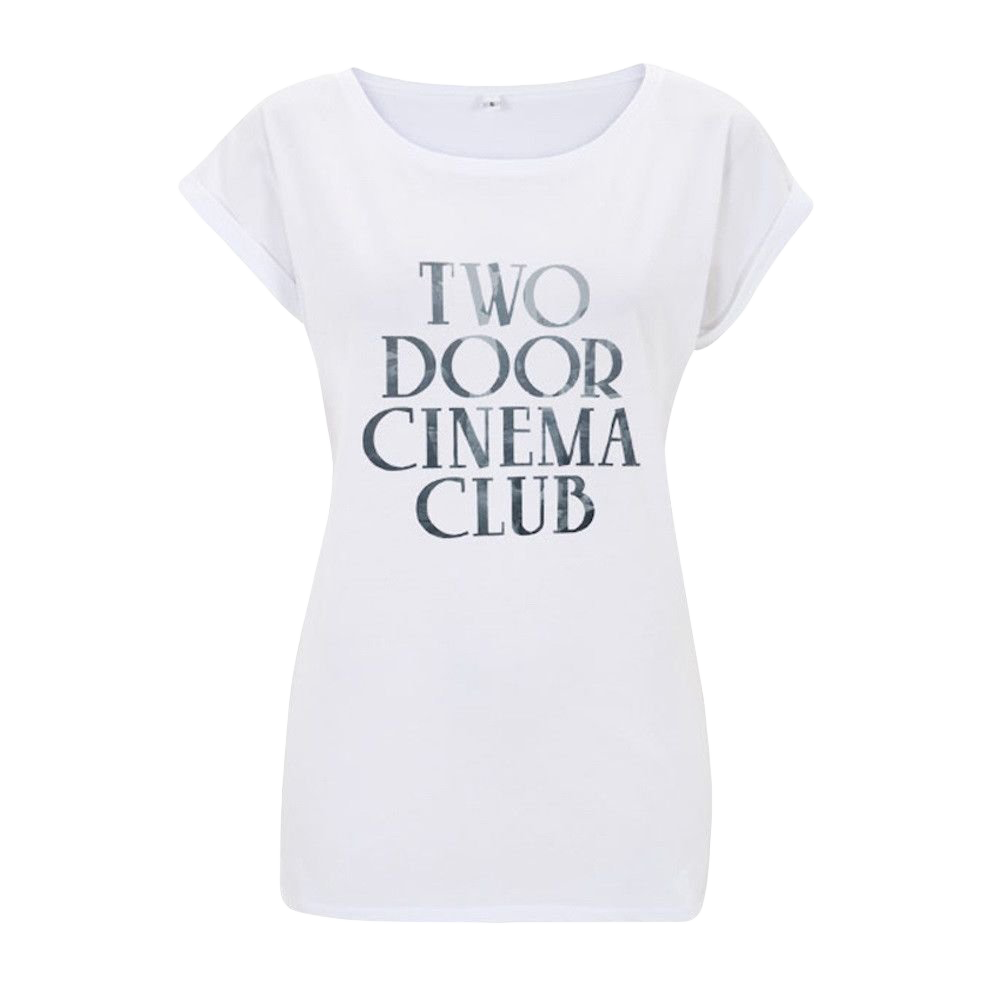 Two Door Cinema Club Changing Of The Seasons Ladies Rolled Sleeve T Shirt Ladies Two Door Cinema Club