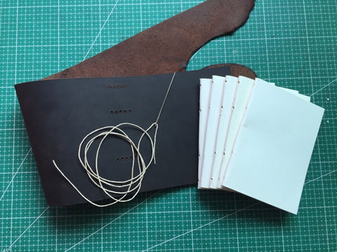 DIY Leather Journal Kit - Stitch Your Own Leather Journal – RAWHYD Leather  Co.