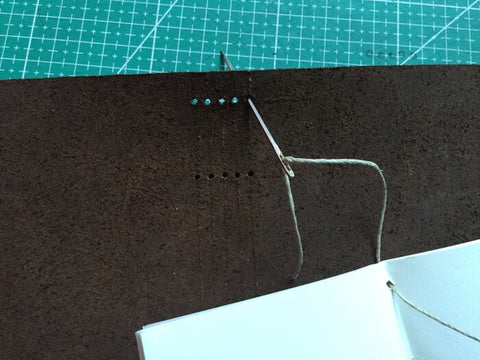tutorial - make a leather journal 13
